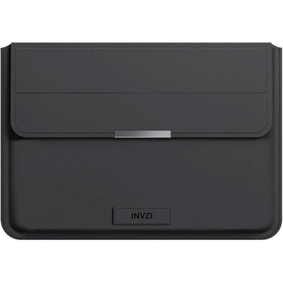 INVZI Leather Case / Cover with Stand Function for MacBook Pro/Air 13''/14'' (Black) - (CA119)