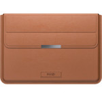 INVZI Leather Case / Cover with Stand Function for MacBook Pro/Air 15''/16'' (Brown) - (CA121)