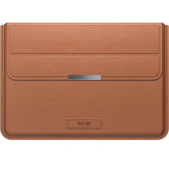 INVZI Leather Case / Cover with Stand Function for MacBook Pro/Air 15''/16'' (Brown) - (CA121)