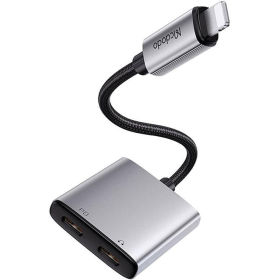 Mcdodo 2in1 Audio Adapter 2in1 Lightning to 2x Lightning - (CA-5560)