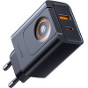 Mcdodo 30W 2-in-1 USB-C+A Charger, black - (CH-3700)