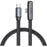 Mcdodo 90 degree cable USB-C to USB-C 65W, 1.2m (black) - (CA-3360)