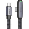 Mcdodo 90 degree cable USB-C to USB-C 65W, 1.2m (black) - (CA-3360)