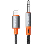 Mcdodo Cable Lightning to 3.5mm AUX mini jack, 1.2m (black) - (CA-0780)