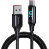 Mcdodo Cable USB to USB-C with display , 66W, 6A, 1.2m (black) - (CA-1080)