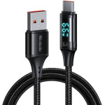 Mcdodo Cable USB to USB-C with display , 66W, 6A, 1.2m (black) - (CA-1080)