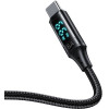 Mcdodo Cable USB to USB-C with display , 66W, 6A, 1.2m (black) - (CA-1080)
