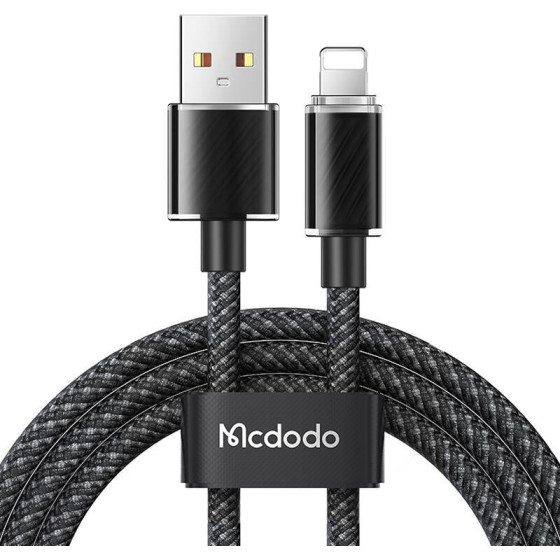 Mcdodo Cable USB-A to Lightning 1,2m (black) - (CA-3640)