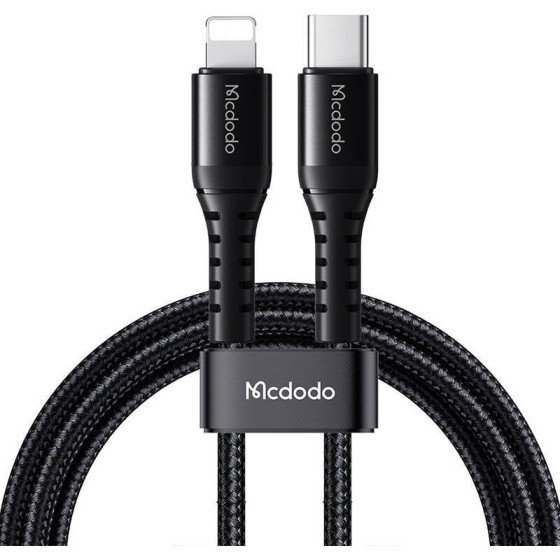 Mcdodo Cable USB-C to lightning 36W, 1m (black) - (CA-5631)
