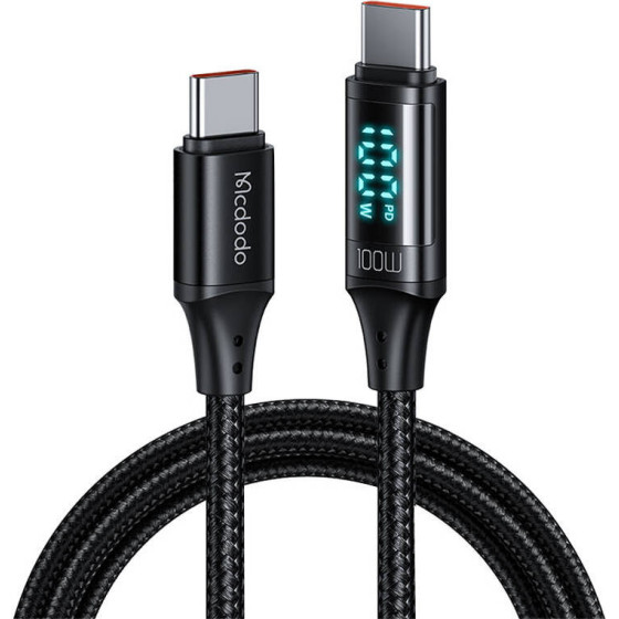 Mcdodo Cable USB-C to USB-C, 100W, 1.2m (black) - (CA-1100)