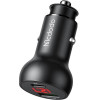 Mcdodo Car Charger USB + USB-C, with Display, 45W (Black) - (CC-7030)