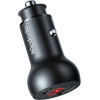 Mcdodo Car Charger USB + USB-C, with Display, 45W (Black) - (CC-7030)