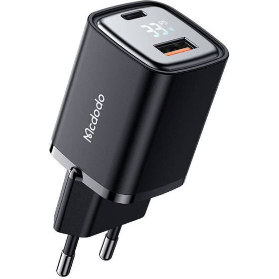 Mcdodo Charger 33W with display (black) - (CH-1701)