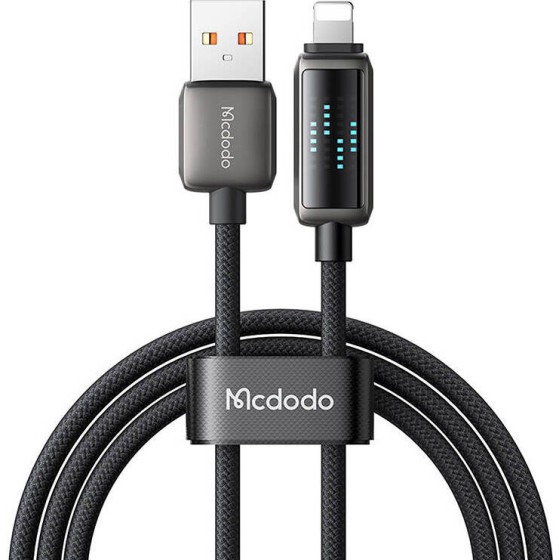 Mcdodo ������� USB-A �� Lightning, �� ����� LED, 1.2m - (CA-5250)