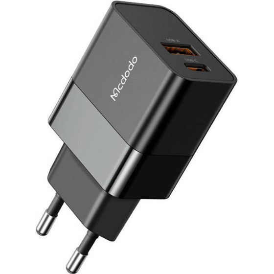 Mcdodo Fast Charger PD+QC 20W USB-A & USB-C - (CH-1951)