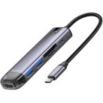 Mcdodo HU-7420 6-in-1 USB-C Hub (USB-C, HDMI, VGA, USB3.0*2, USB3.0*2, SD, TF) - (HU-7740)