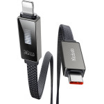 Mcdodo Kabel USB-C do Lightning z wyswietlaczem 36W 1.2m (czarny) - (CA-4960)