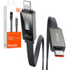 Mcdodo Kabel USB-C do Lightning z wyswietlaczem 36W 1.2m (czarny) - (CA-4960)