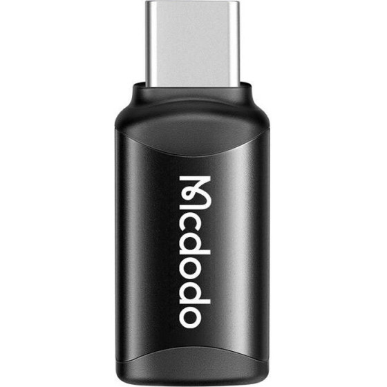Mcdodo Lightning to USB-C adapter, (black) - (OT-7700)