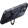 Mcdodo MagSafe case for iPhone 16 Pro Max with stand (black) - (PC-4933)