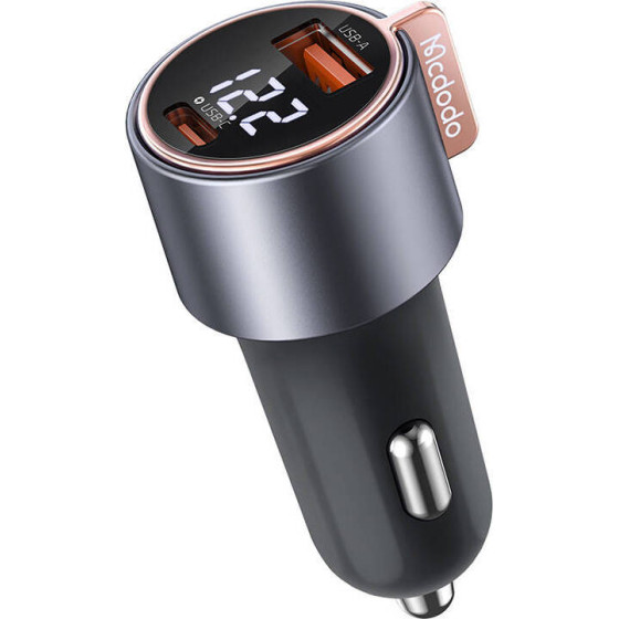 Mcdodo Mcodo CC-5670 75W Digital Display PD 1*USB-A 1*USB-C Car Charger - (CC-3690)