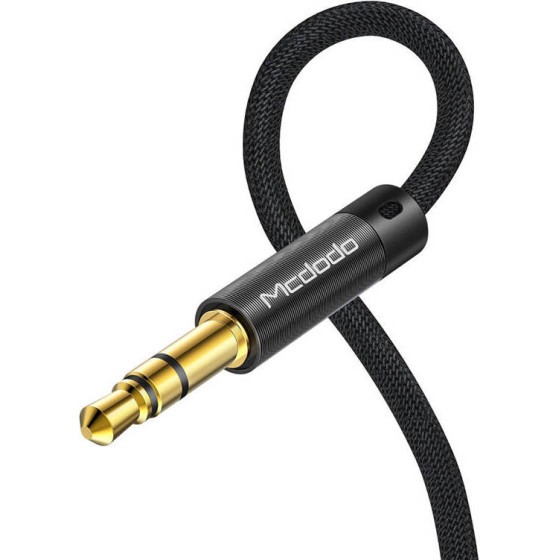 Mcdodo Mini jack cable 3.5mm AUX 1.2m (black) - (CA-6640)