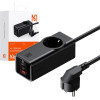 Mcdodo Power Strip GaN EU 70W, 2x USB-C, 1x USB (black) - (CH-4620)
