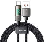 Mcdodo USB-A to USB-C cable, auto power off, PD 100W, 1.2m (black) - (CA-3630)