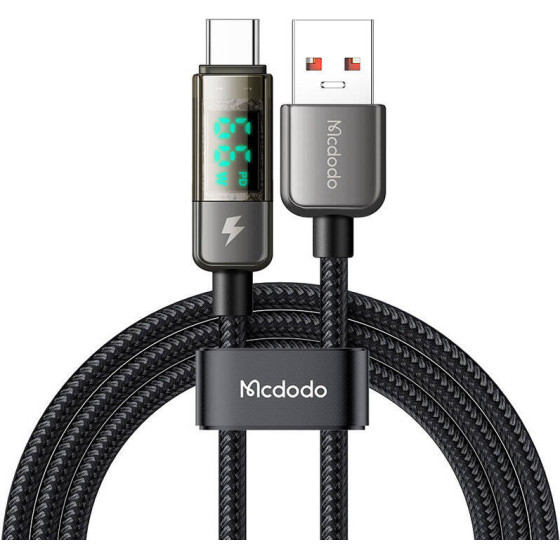 Mcdodo USB-A to USB-C cable, auto power off, PD 100W, 1.2m (black) - (CA-3630)