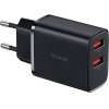 Mcdodo USB-A*2 mains charger, 12W (black) - (CH-5070)