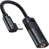Mcdodo USB-C to AUX mini jack 3.5mm + USB-C adapter, (black) - (CA-1880)
