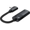 Mcdodo USB-C to AUX mini jack 3.5mm + USB-C adapter, (black) - (CA-1880)