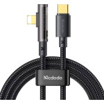 Mcdodo USB-C to Lightning 90-degree Cable 36W 1.2m (black) - (CA-3390)