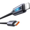 Mcdodo USB-C to Lightning cable with 36W flashing light 1.2m (black) - (CA-5710)