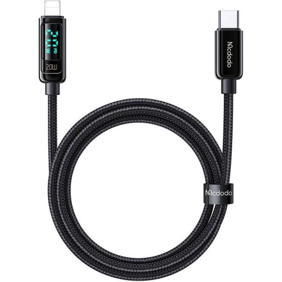 Mcdodo USB-C to Lightning cable, 36W, 1.2m (black) - (CA-8810)