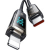 Mcdodo USB-C to Lightning cable, auto power off, 36W, 1.2m (black) - (CA-3600)