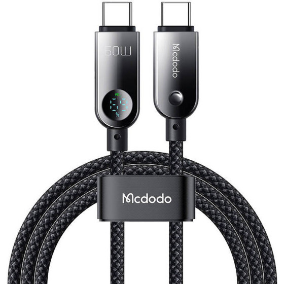 Mcdodo USB-C to USB-C 60W data cable 1.2m (black) - (CA-4780)