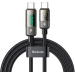 Mcdodo USB-C to USB-C cable, auto power off, PD 100W, 1.2m (black) - (CA-3610)