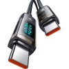 Mcdodo USB-C to USB-C cable, auto power off, PD 100W, 1.2m (black) - (CA-3610)