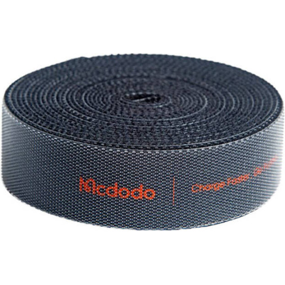 Mcdodo Velcro tape, cable organizer 1m (black) - (VS-0960)
