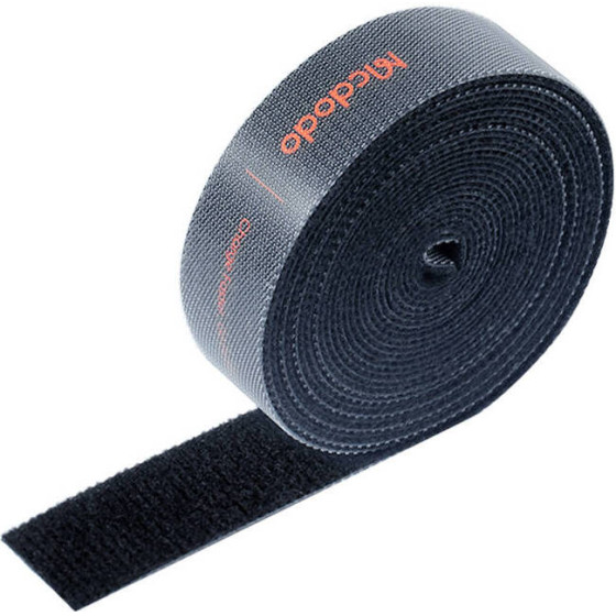 Mcdodo Velcro tape, cable organizer 3m (black) - (VS-0961)