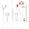 Mcdodo wired headphones, USB-C (white) - (HP-7500)