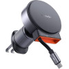 Mcdodo Wireless car charger with retractable USB-C cable 15W (black) - (CH-3000)