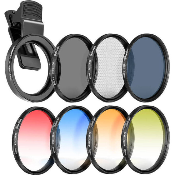 Neewer 58mm smartphone filter set - (B0BHSM2D4P)