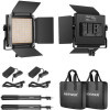 Neewer Kit 660 Bi Color LED, two lamps 40W 3200-5600K - (B073XJN7XL)