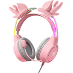 ONIKUMA ��������� Gaming X15Pro Deer Horns (���) - (X15 Pro Pink)