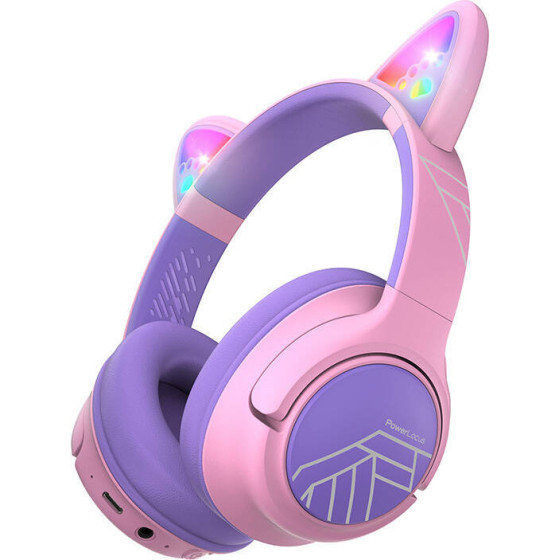 PowerLocus Bobo Cat Ears Wireless Headphones for Kids - (Bobo Cat Ears Kids)