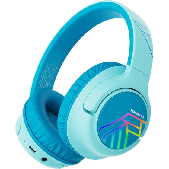 PowerLocus Bobo wireless headphones for kids (blue) - (Bobo Kids blue)
