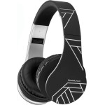 PowerLocus P1 wireless headphones (black and white) - (pwl-p1-blacksilver)