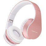 PowerLocus P1 wireless headphones (rose gold) - (pwl-p1-rosegold)